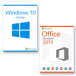Vorteilspaket Microsoft Windows 10 Home & Microsoft Office 2019 Standard