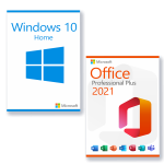 Vorteilspaket Microsoft Windows 10 Home & Microsoft Office 2021 Professional Plus