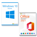 Vorteilspaket Microsoft Windows 10 Home & Microsoft Office 2021 Standard