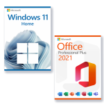 Vorteilspaket Microsoft Windows 11 Home & Microsoft Office 2021 Professional Plus