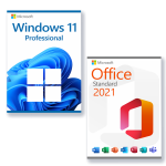 Vorteilspaket Microsoft Windows 11 Professional & Microsoft Office 2021 Standard Lizenz für 3 PC