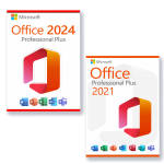 Microsoft Office 2024 Professional Plus + Microsoft Office 2021 Professional Plus Lizenz für 3 PC