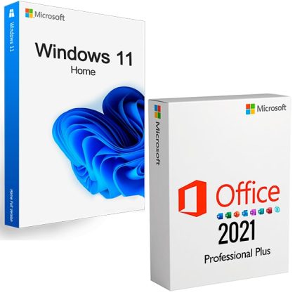 Vorteilspaket Microsoft Windows 11 Home & Microsoft Office 2021 Professional