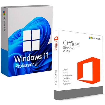 Vorteilspaket Microsoft Windows 11 Professional & Microsoft Office 2019 Standard